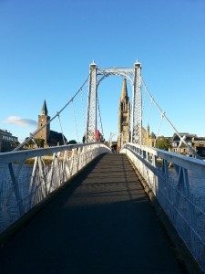 Un altro tipico cielo scozzese. Inverness alle 9 p.m.